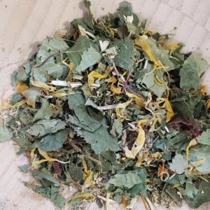 Tisane bio Claire Lymphe Gaïa Terre-Happy®, synergie de plantes pour le confort lymphatique, L'Herboristerie du Kochersberg